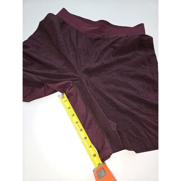 Lululemon Shorts Mens Medium Garnet T.H.E. Short 9" Updated Linerless EUC M7AAWS - Picture 4 of 12